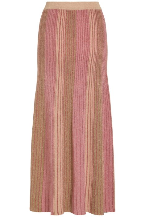 Vila vimelvina glitter knit ankle skirt